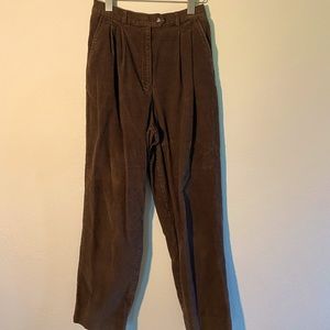 Vintage Talbots brown corduroy pants